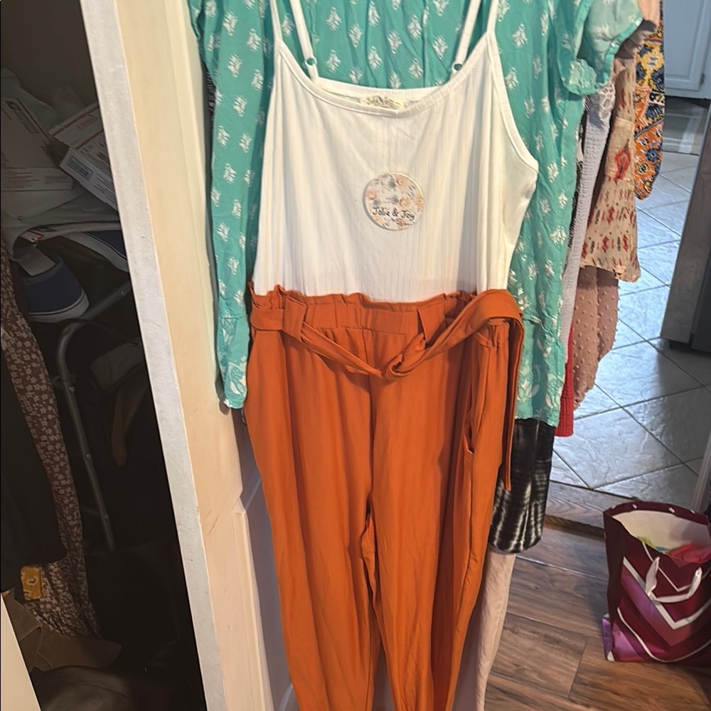 Orange Women's Jumpsuit